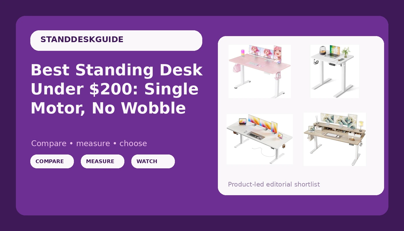 Best Standing Desk Under $400: Dual Motors, No Wobble - StandDeskGuide review with measurements and honest opinion