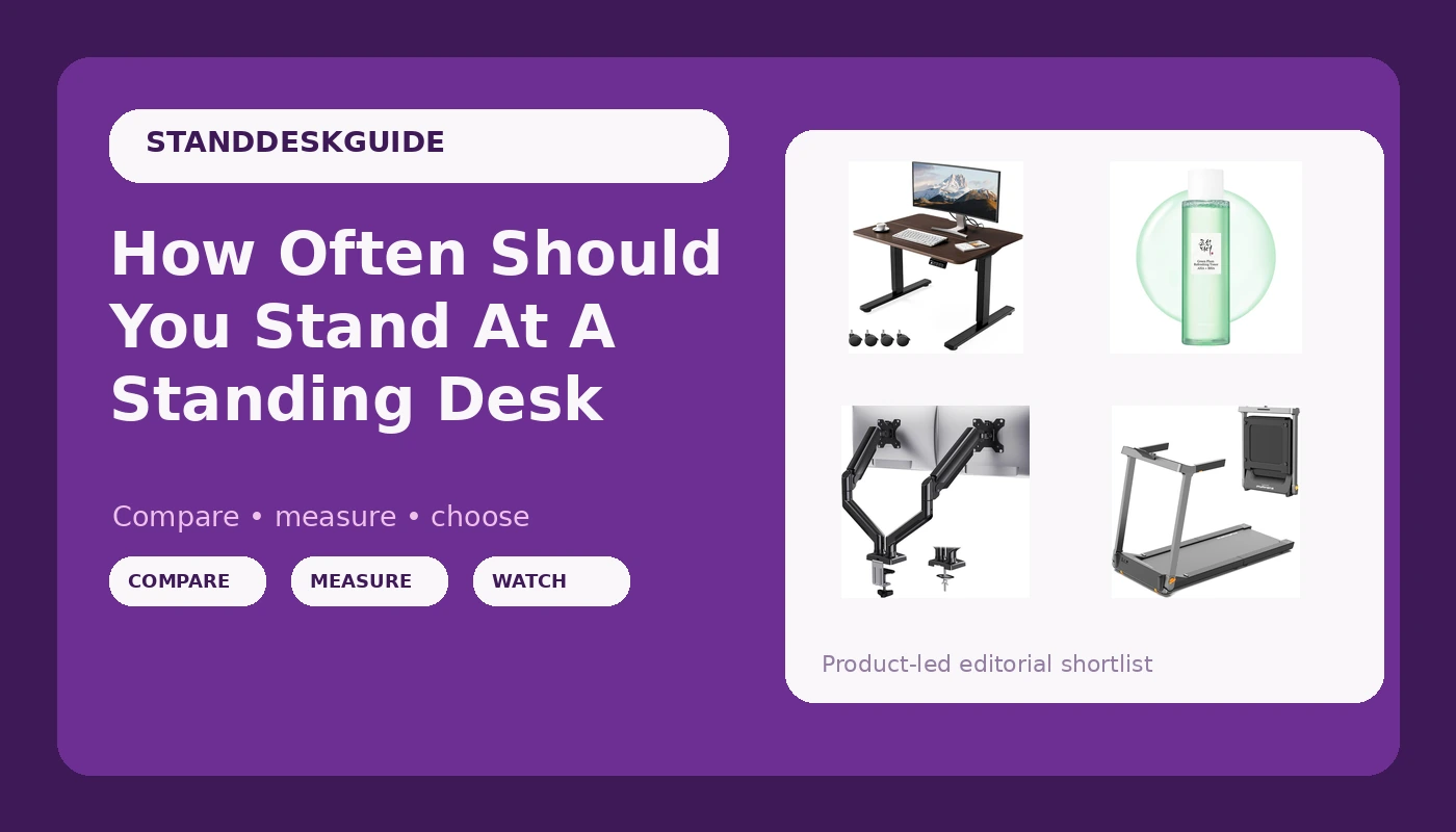 How Often Should You Stand At A Standing Desk - StandDeskGuide review with measurements and honest opinion