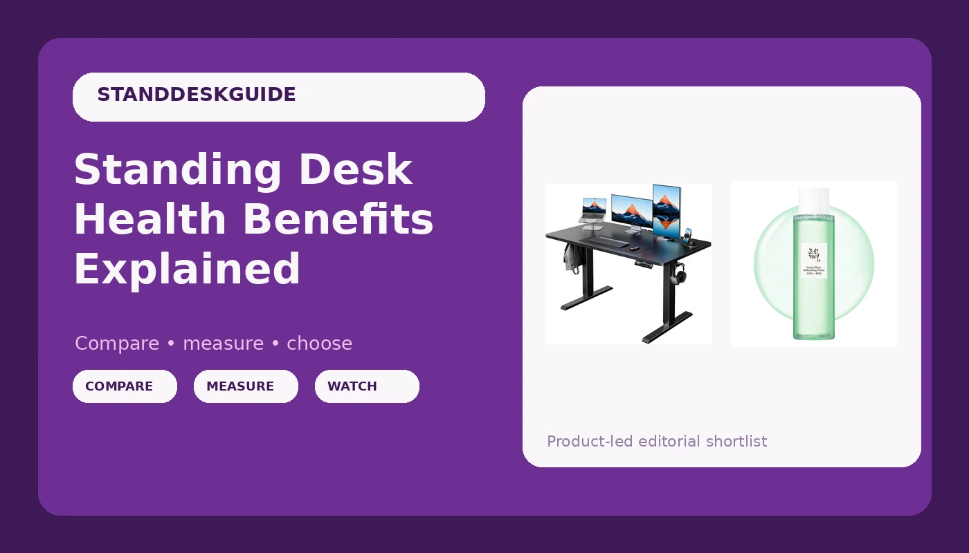 Standing Desk Health Benefits Explained - StandDeskGuide review with measurements and honest opinion