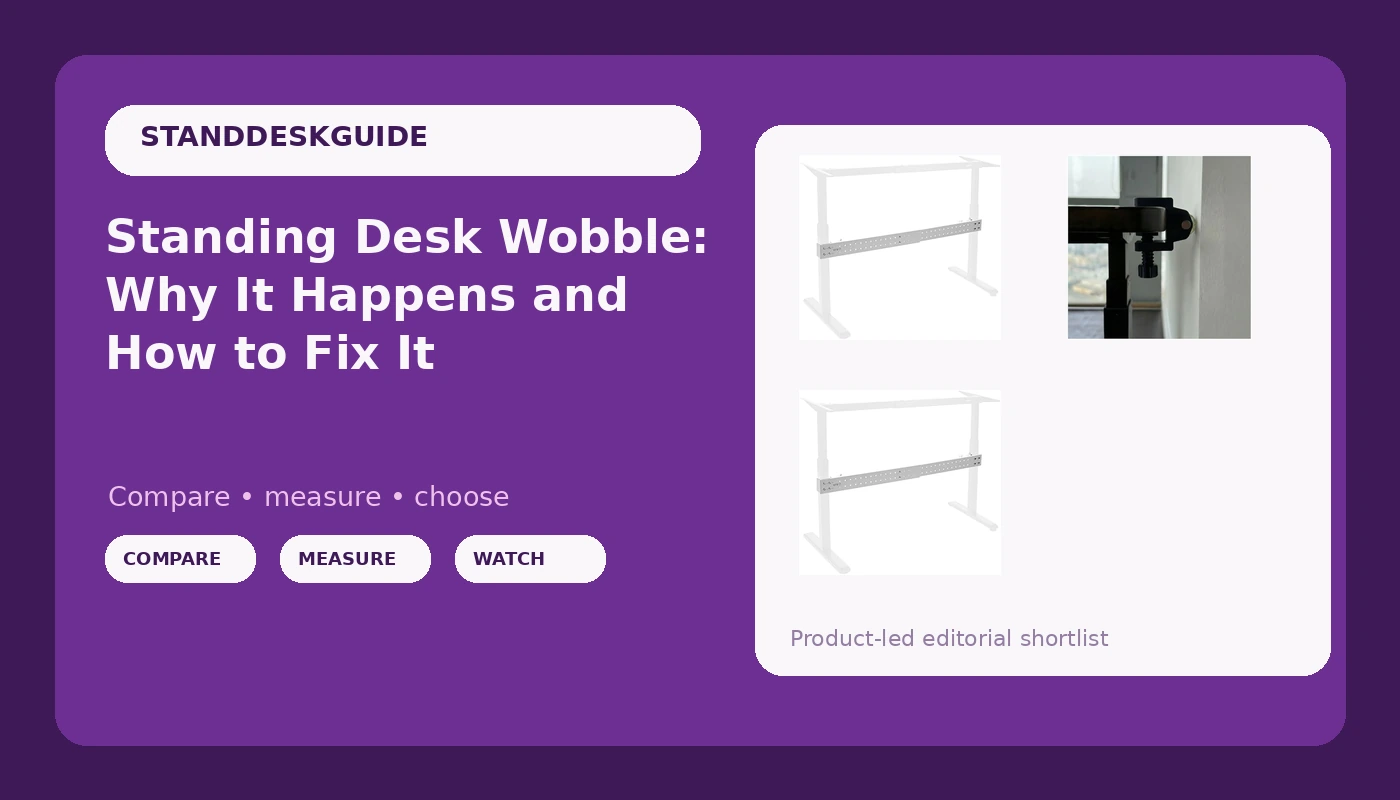 Standing Desk Wobble: Why It Happens and How to Fix It - StandDeskGuide review with measurements and honest opinion
